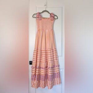 sleeveless sheer linen maxi slip dress celandine by anthropologie By Anthropologie Sleeveless Sheer Linen Maxi Slip Dress